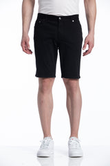 Stretch Declan 5 Pocket Shorts In Black