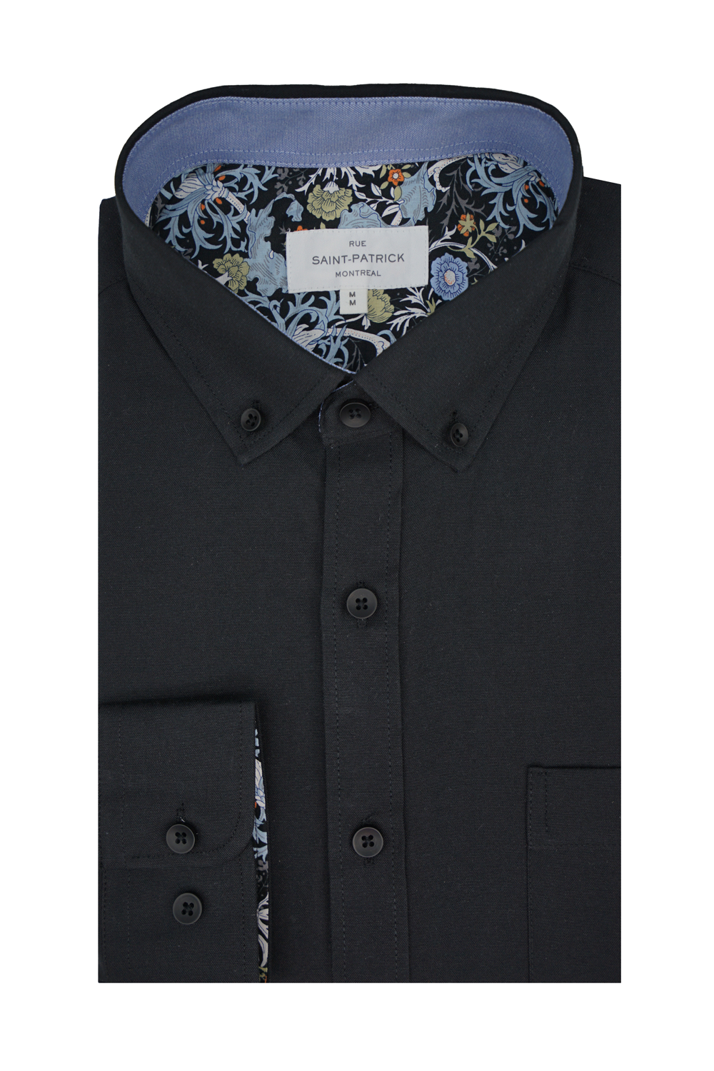 Chemise Bordeaux Easy Care en Noir