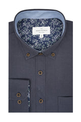 Chemise Limousin Easy Care en bleu nuit