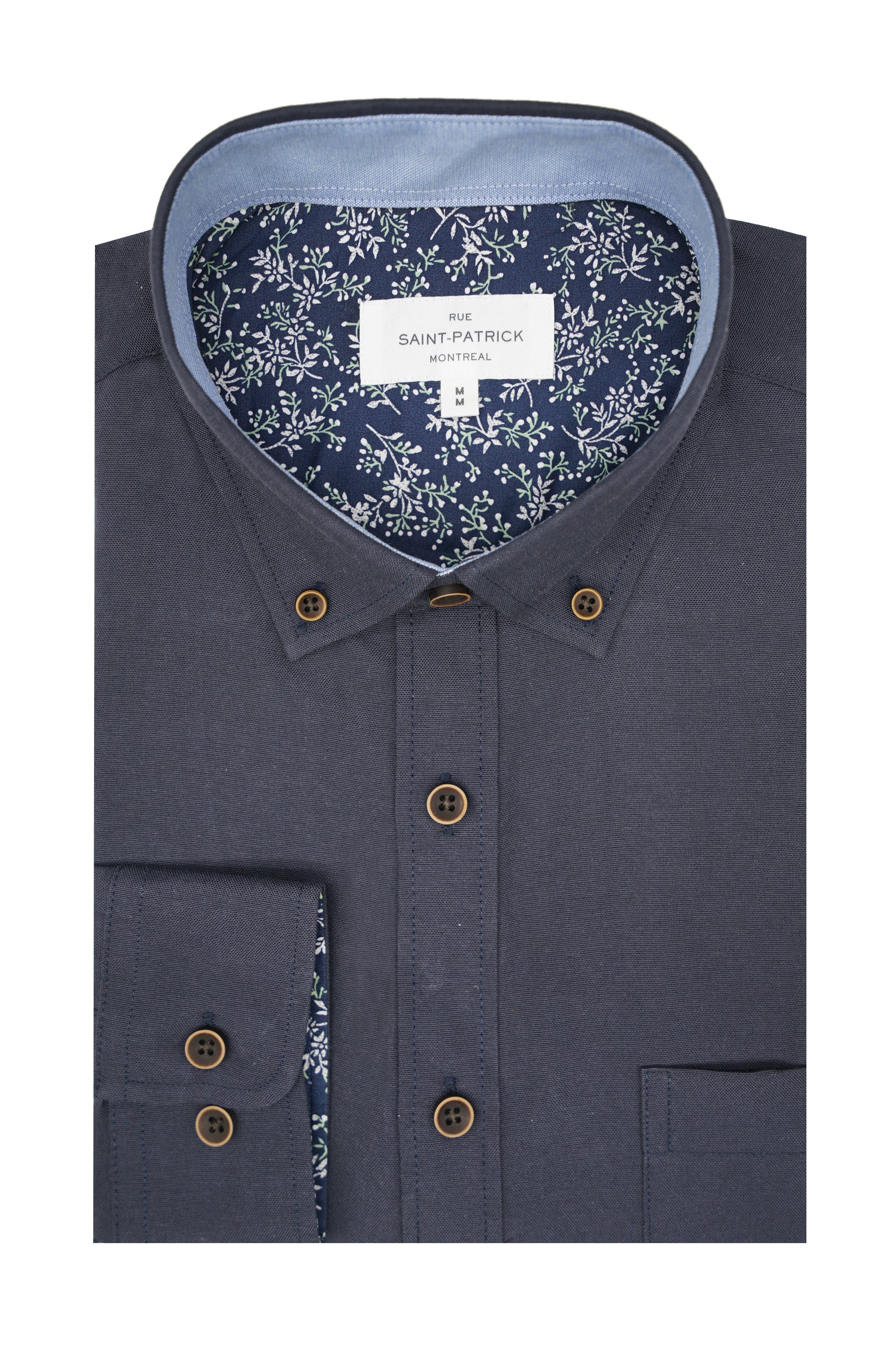 Chemise Limousin Easy Care en bleu nuit