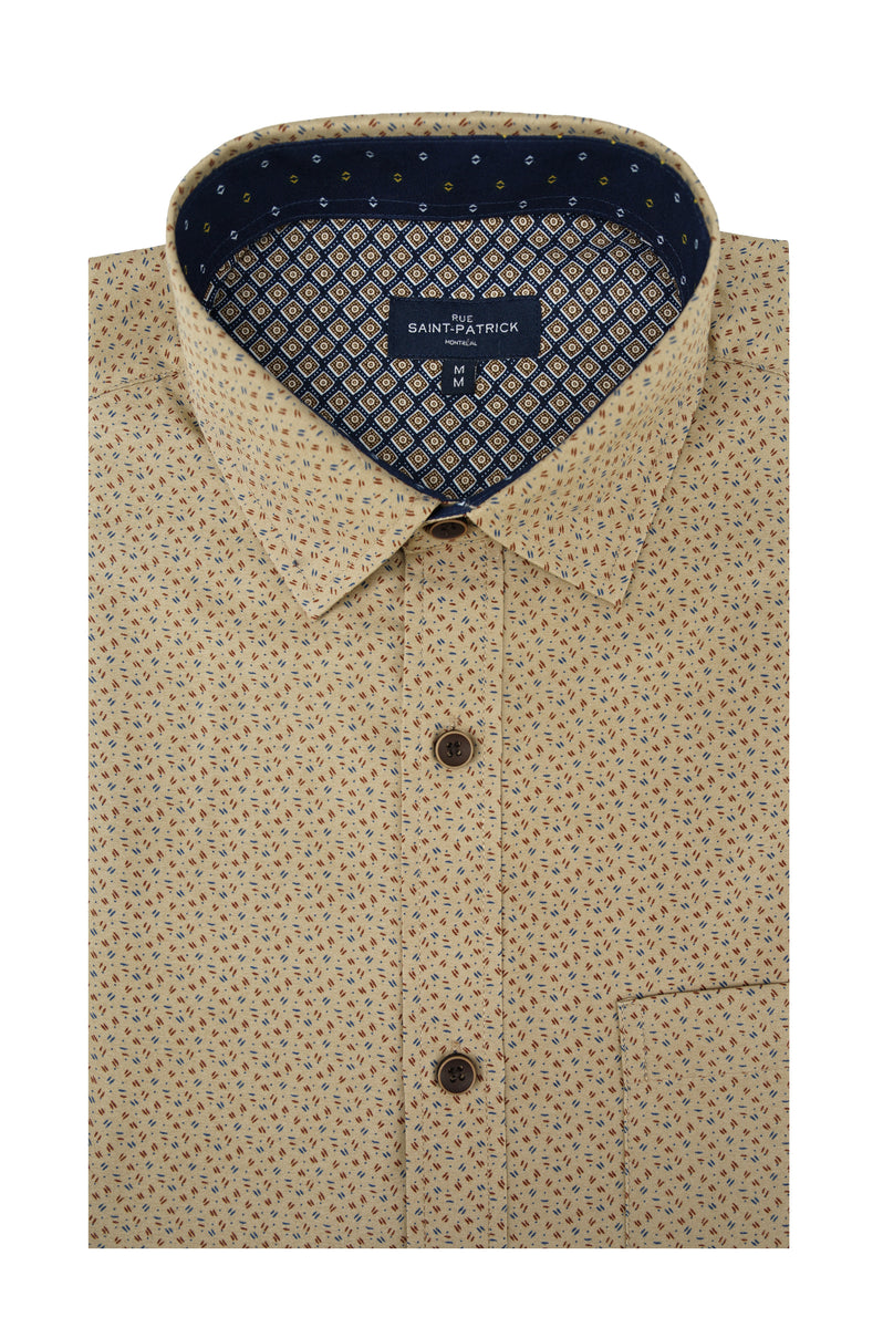 Clydebank Shirt in Hazelnut Rue SaintPatrick