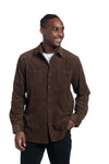 Edmonton Corduroy Overshirt in Dark Mocha