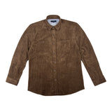 Edmonton Corduroy Overshirt in Dark Mocha