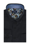 Chemise Oxford extensible Antrim en noir
