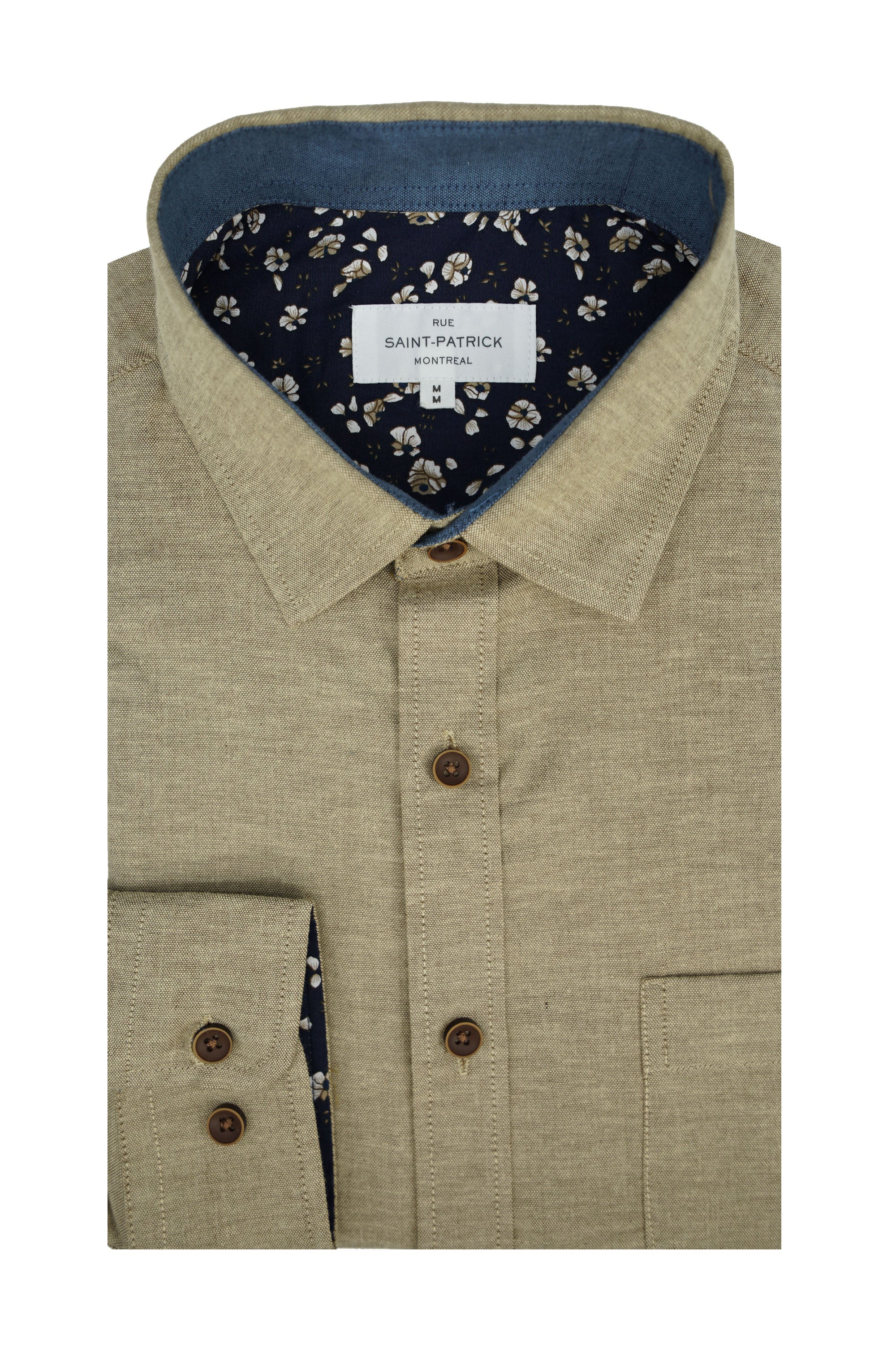 Wicklow Stretch Oxford Shirt in Hazelwood