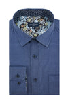 Franklin Stretch Oxford Shirt in Navy