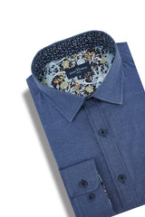 Franklin Stretch Oxford Shirt in Navy