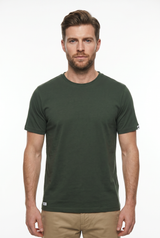 T-shirt à col rond en coton biologique Laganbank