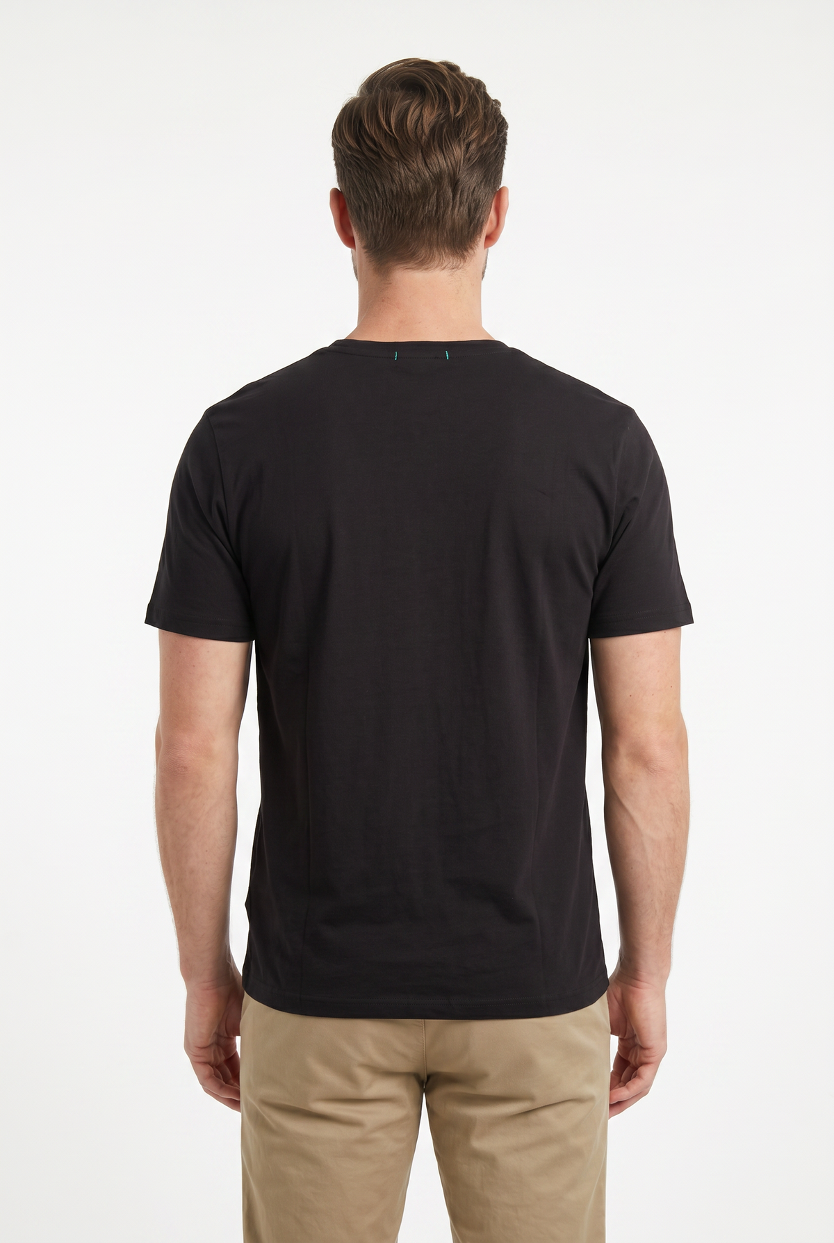 T-shirt henley en coton bio Shankill