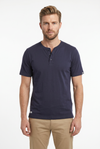 T-shirt henley en coton bio Shankill