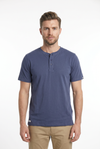 T-shirt henley en coton bio Shankill