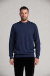 Fine Gauge 100% Cotton Crewneck Sweater
