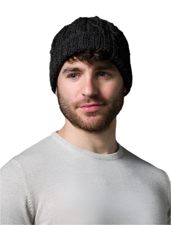 Made in Ireland Heritage Worsted Wool Hat in Charcoal