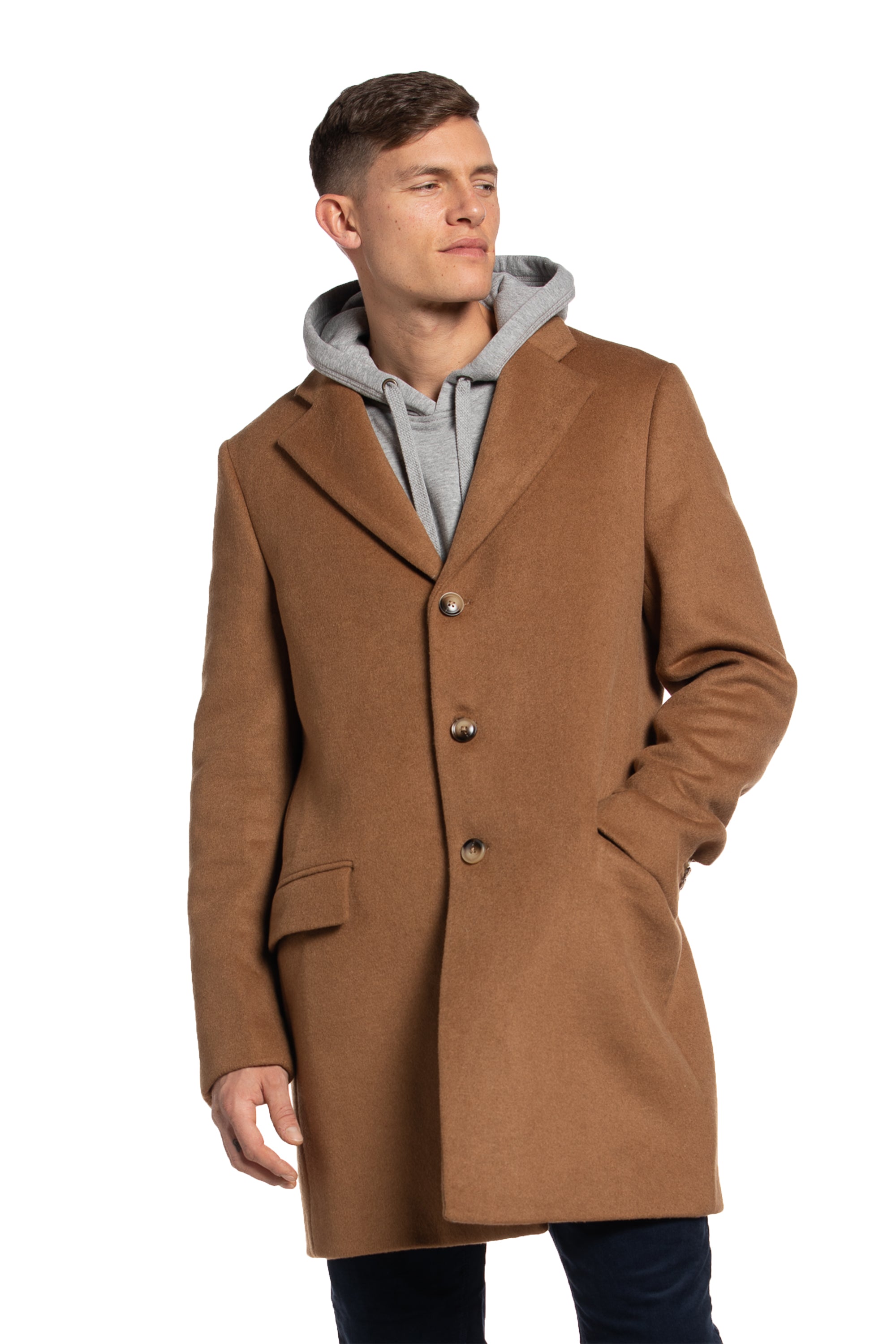 Grafton Wool Camel Overcoat