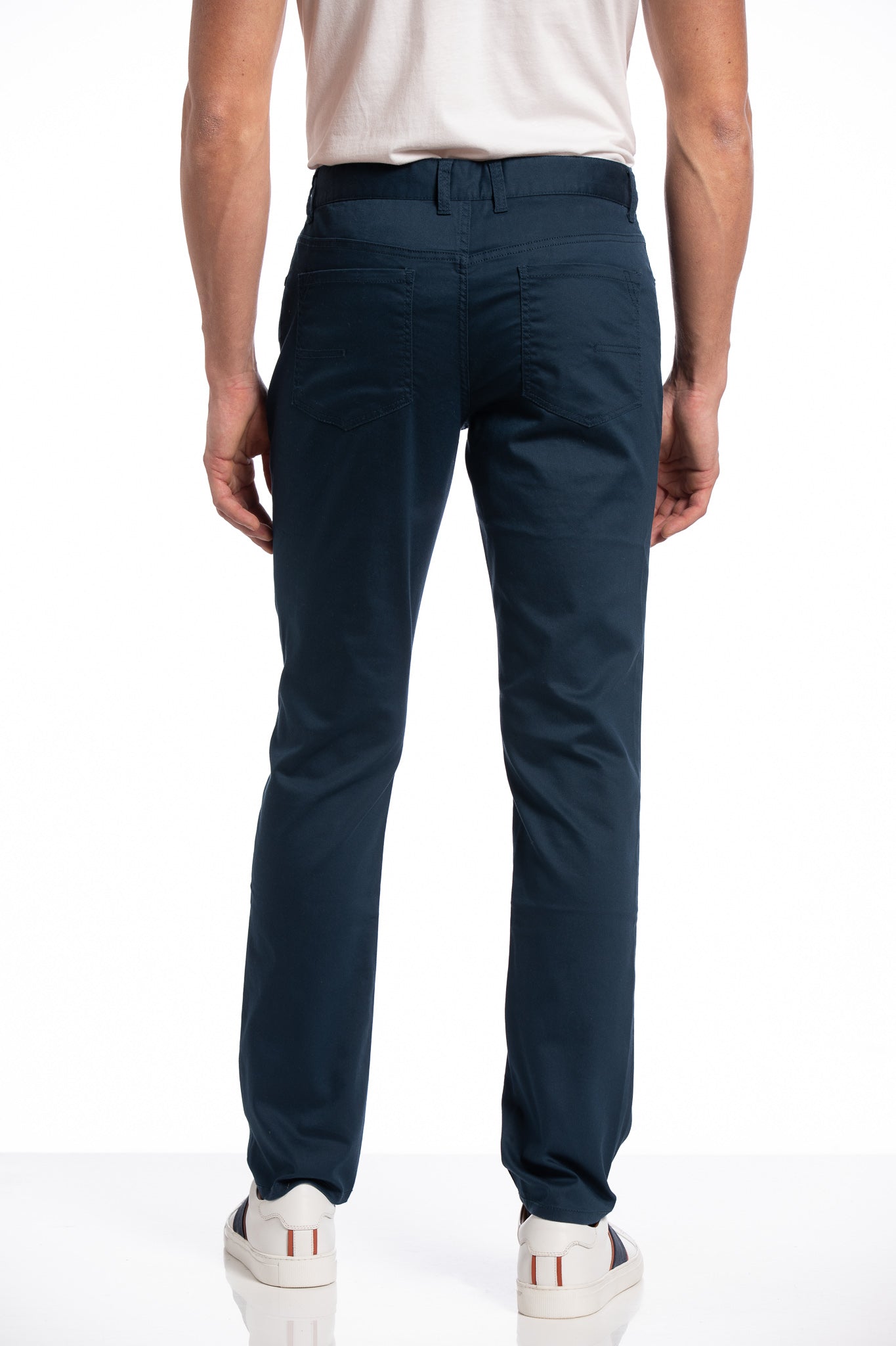 Dylan 5 Pocket Pant in Prussian Blue