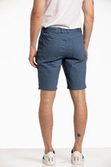 Stretch Declan 5 Pocket Shorts in AirForce Blue
