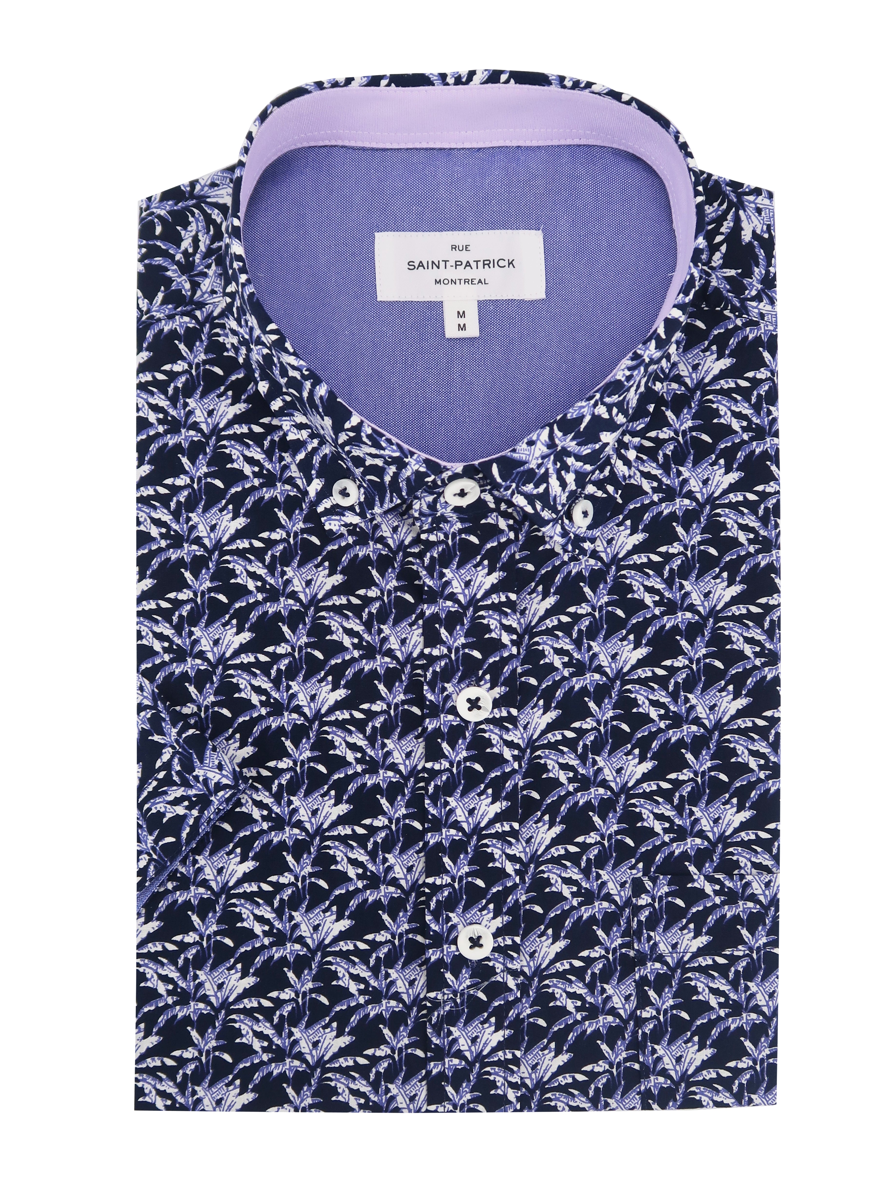 Stirling Short Sleeve Shirt in Navy