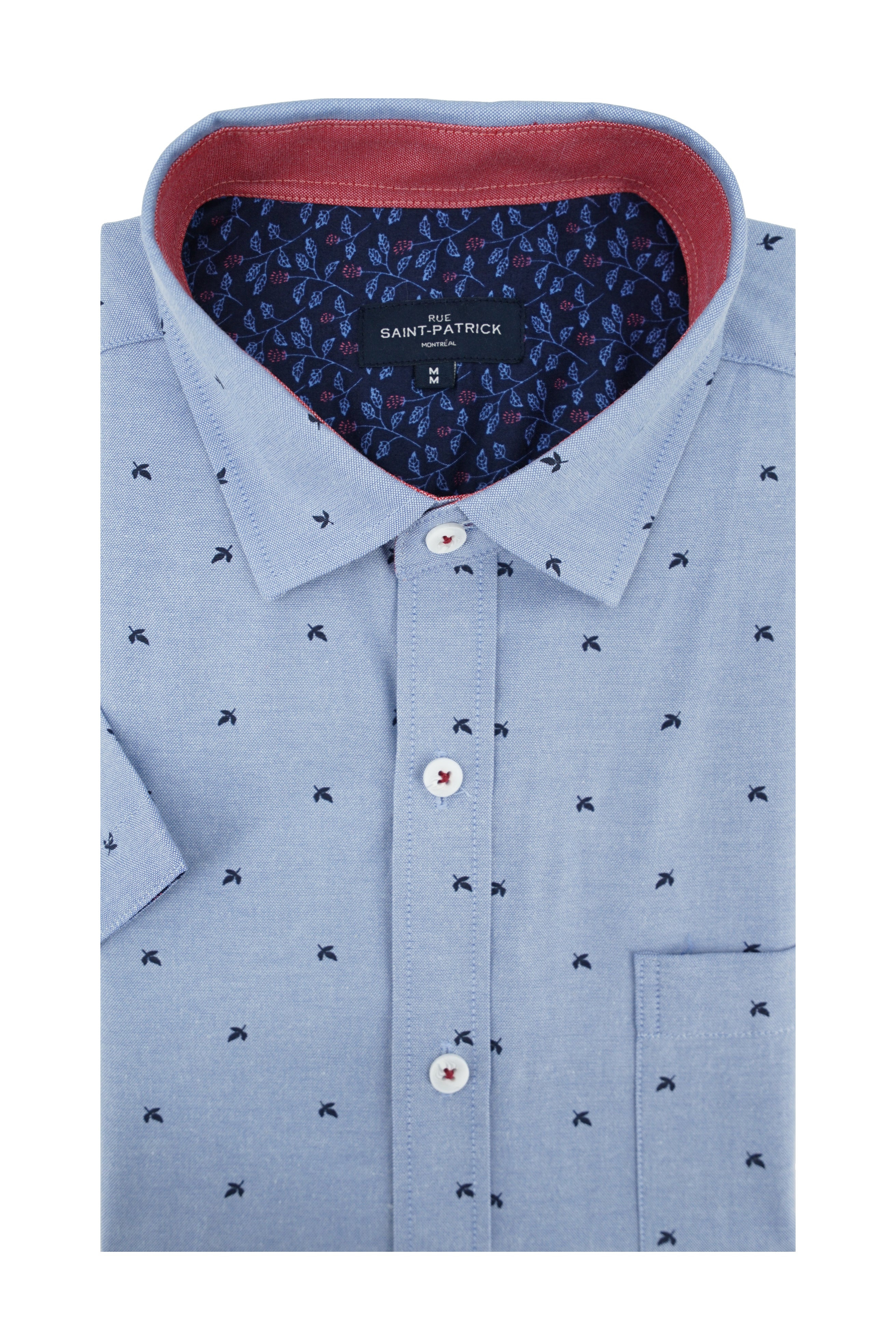Pollockstown Short Sleeve Shirt in Cornflower Blue