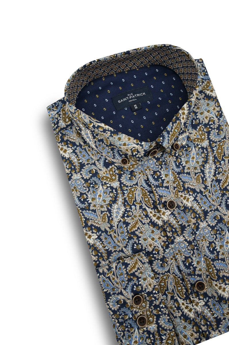 Versailles Shirt in Azure Blue Rue SaintPatrick