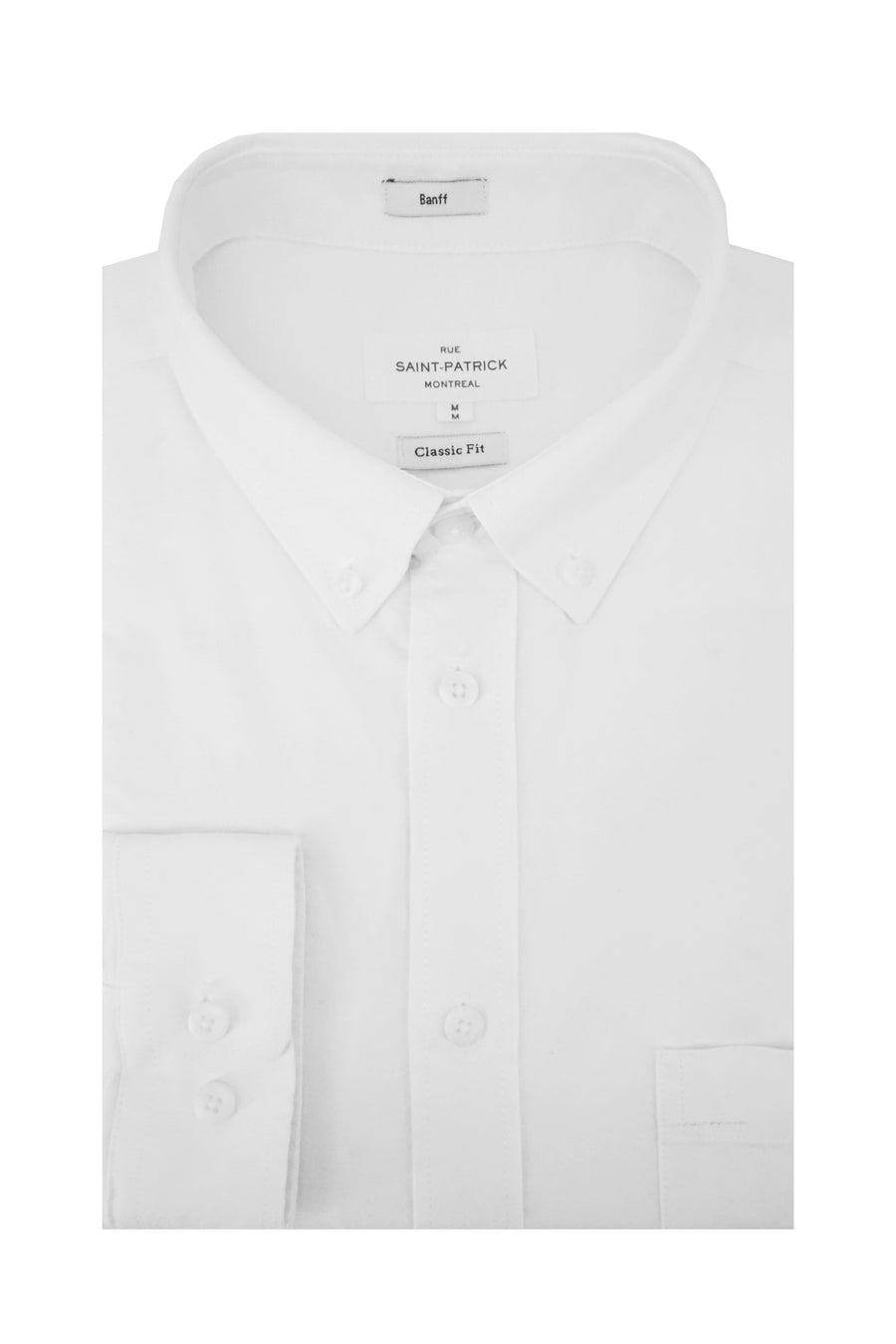Banff - Oxford classique et solide – White