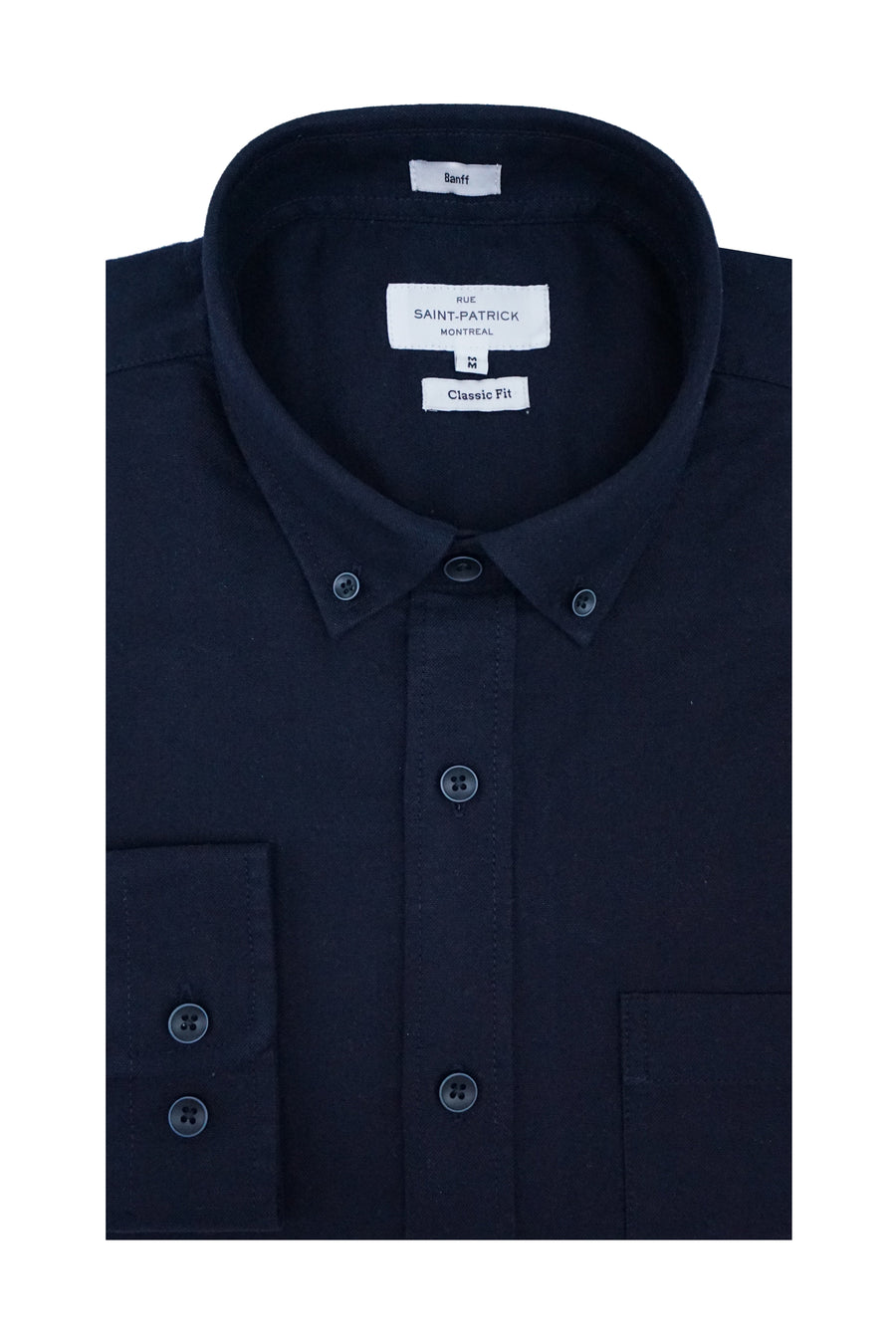 Banff - Oxford classique et solide – Solid Navy