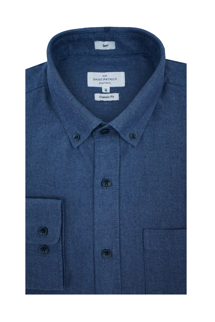 Banff - Oxford classique et solide – Indigo