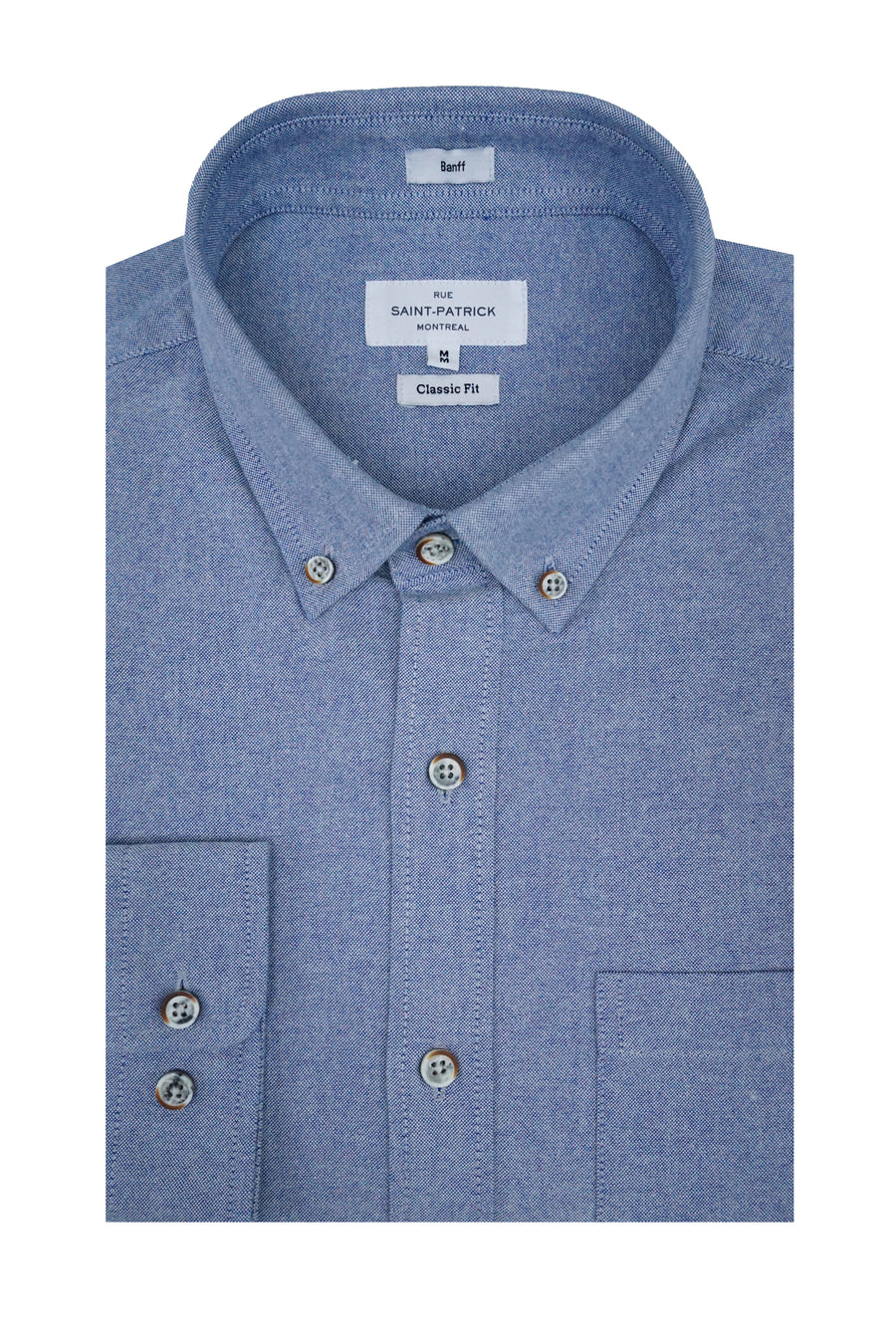 Banff - Oxford classique et solide – Steel Blue