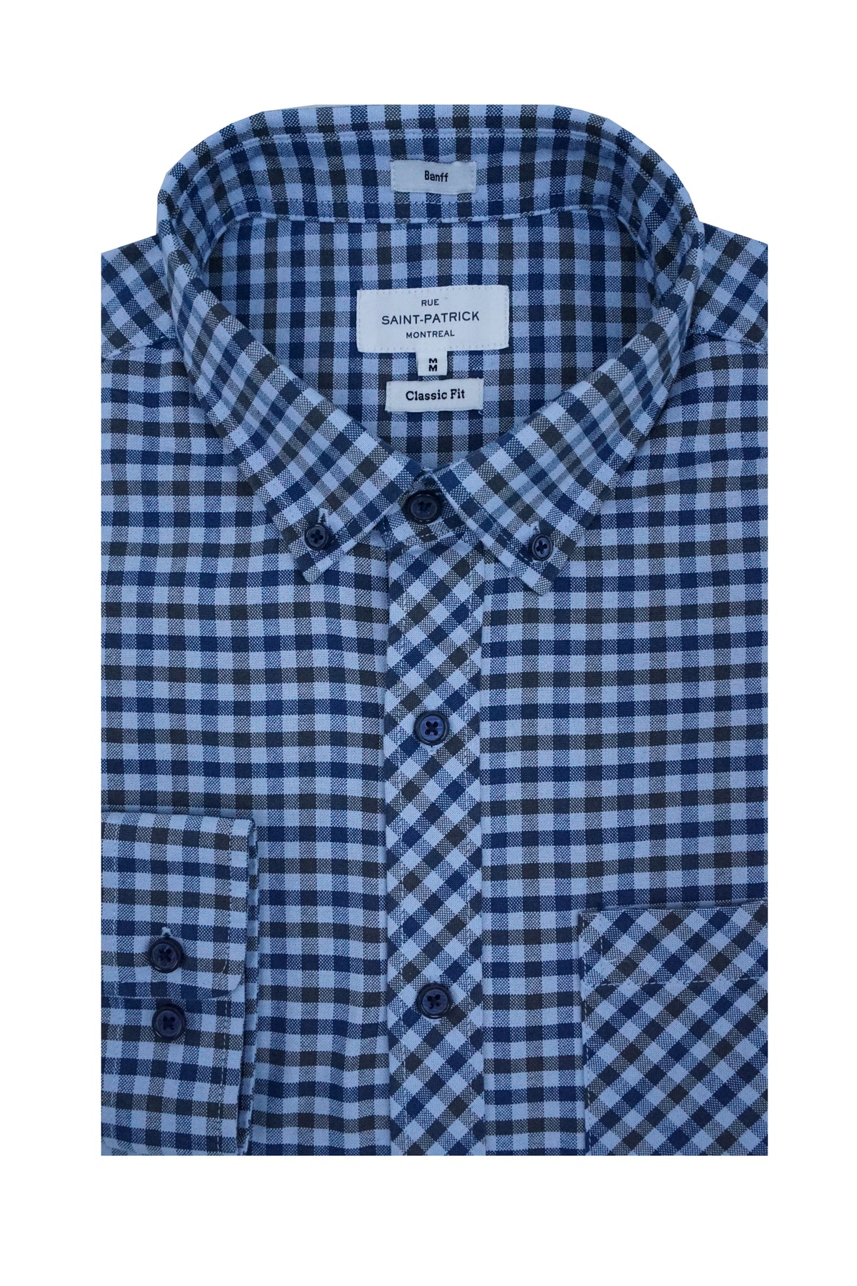 Chemise Oxford classique à carreaux Banff
