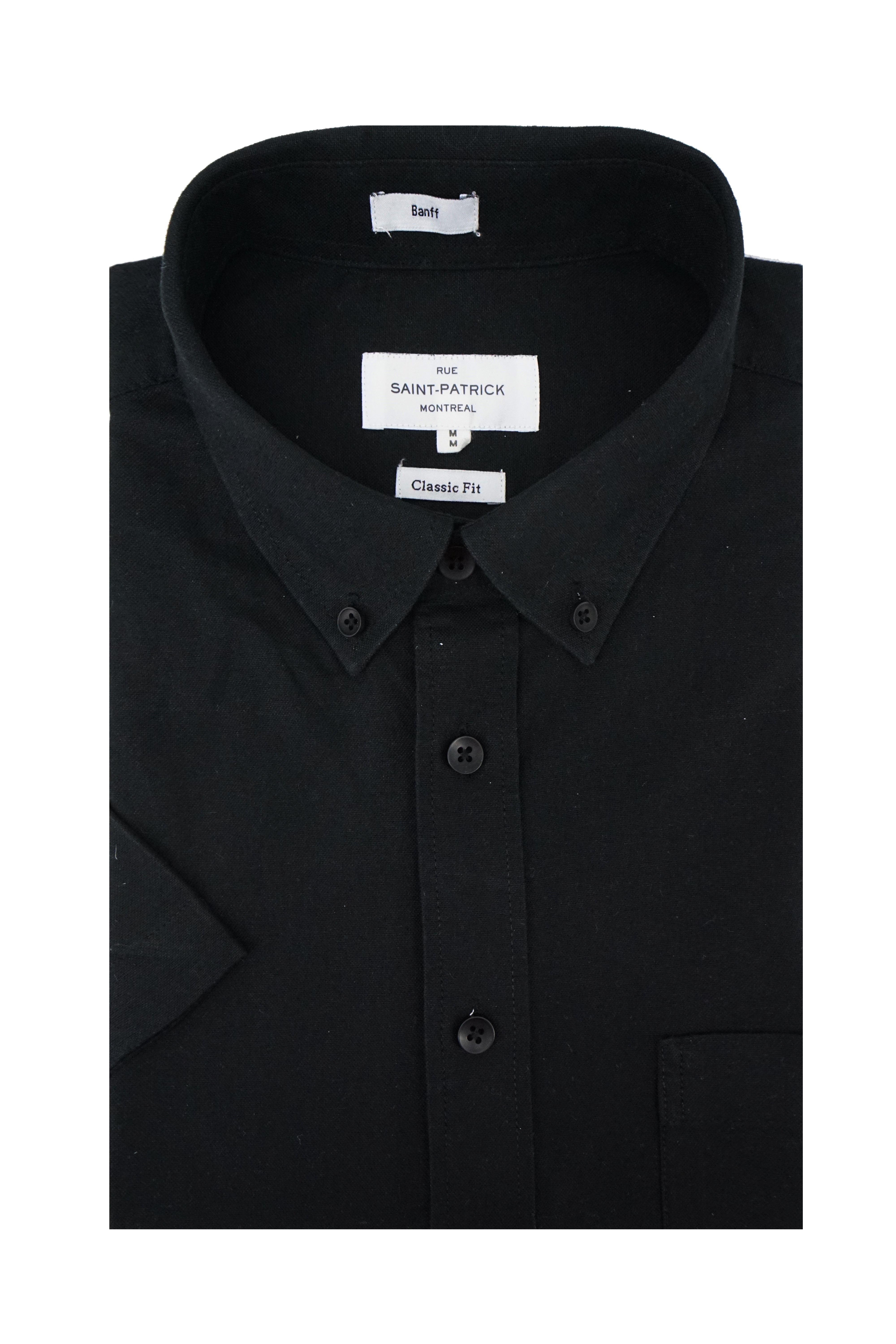 Chemise Oxford classique à manches courtes Banff