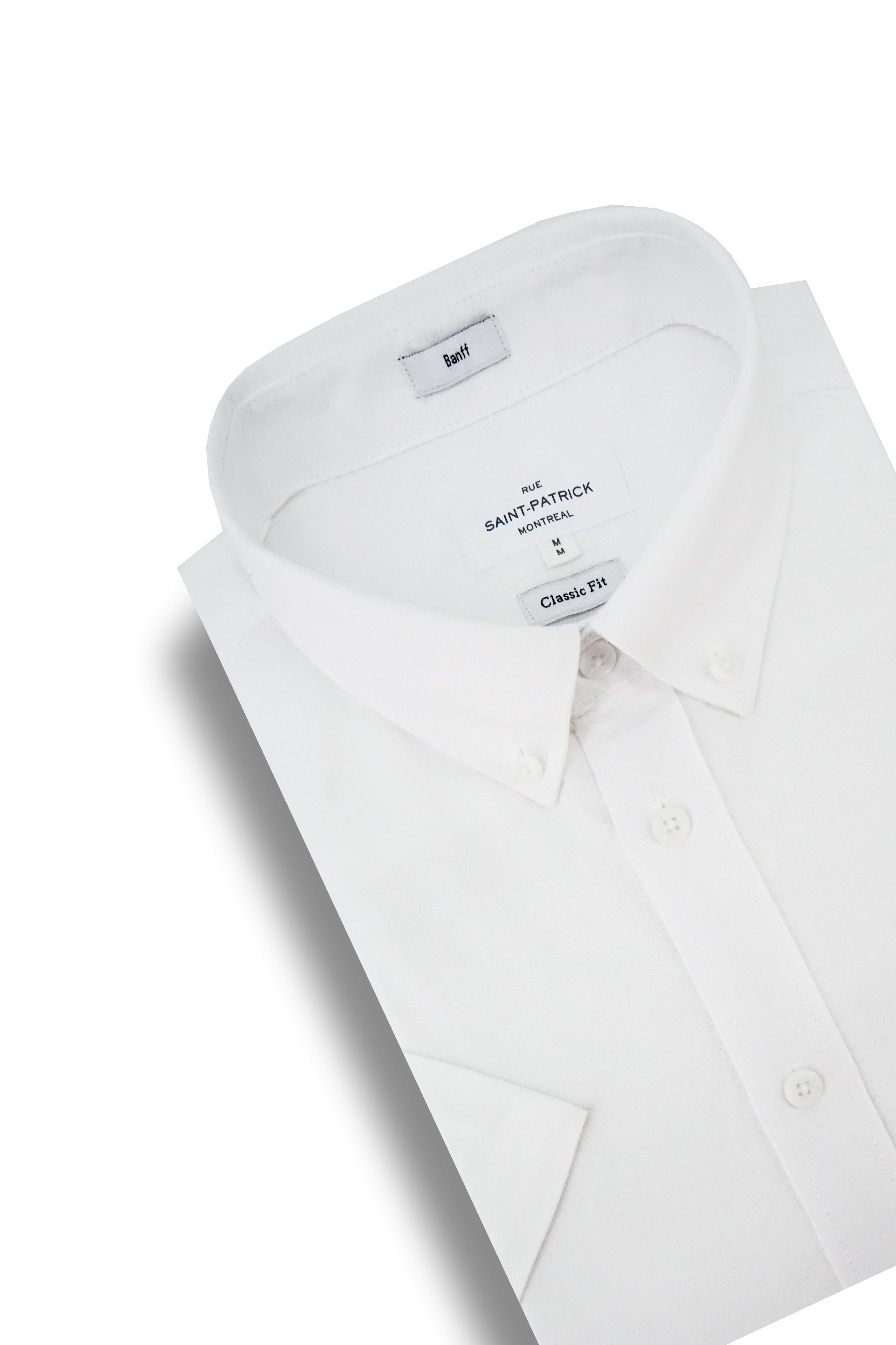 Chemise Oxford classique à manches courtes Banff