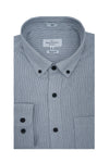 Chemise Oxford à manches longues, coupe classique, rayures Banff