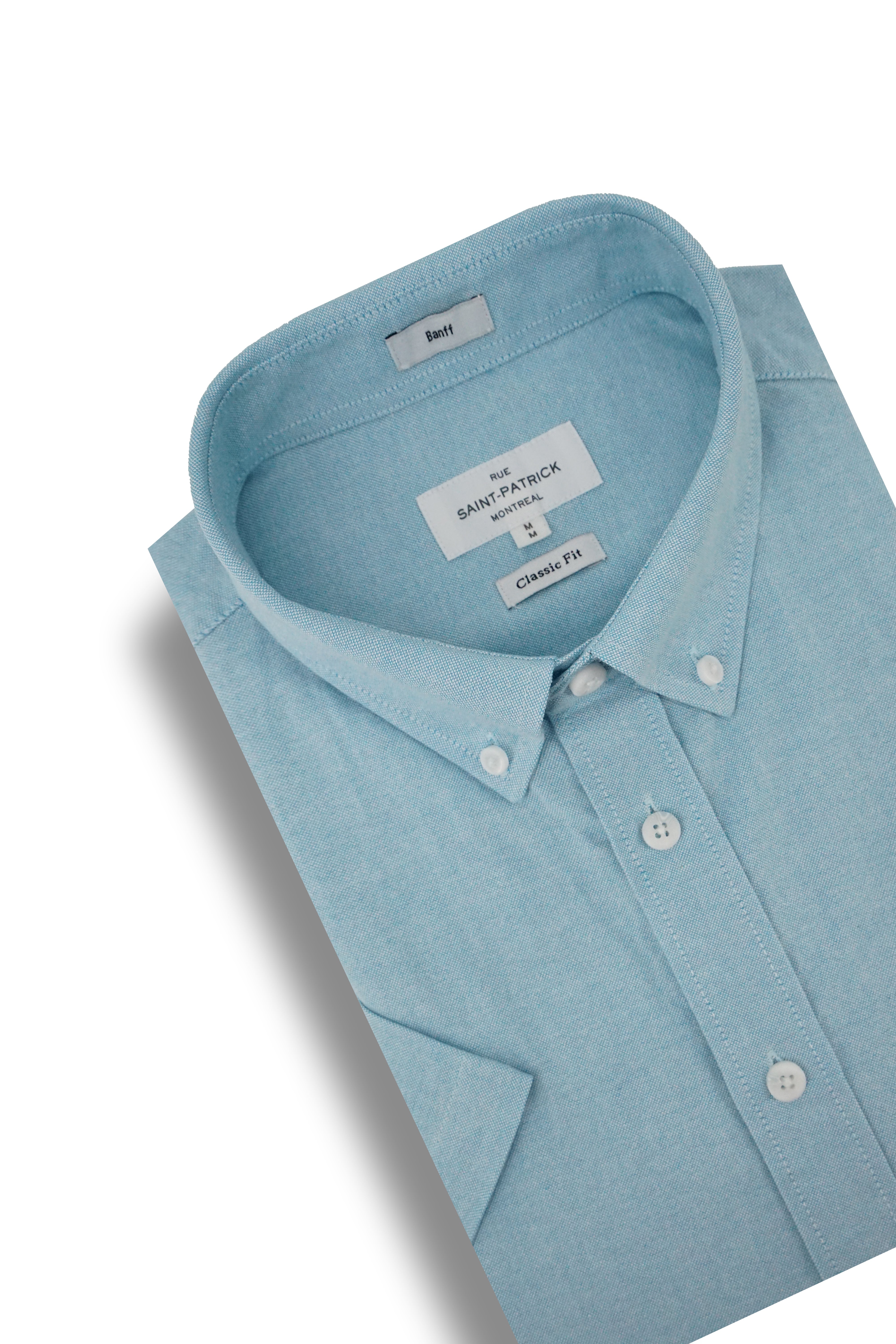Chemise Oxford classique à manches courtes Banff