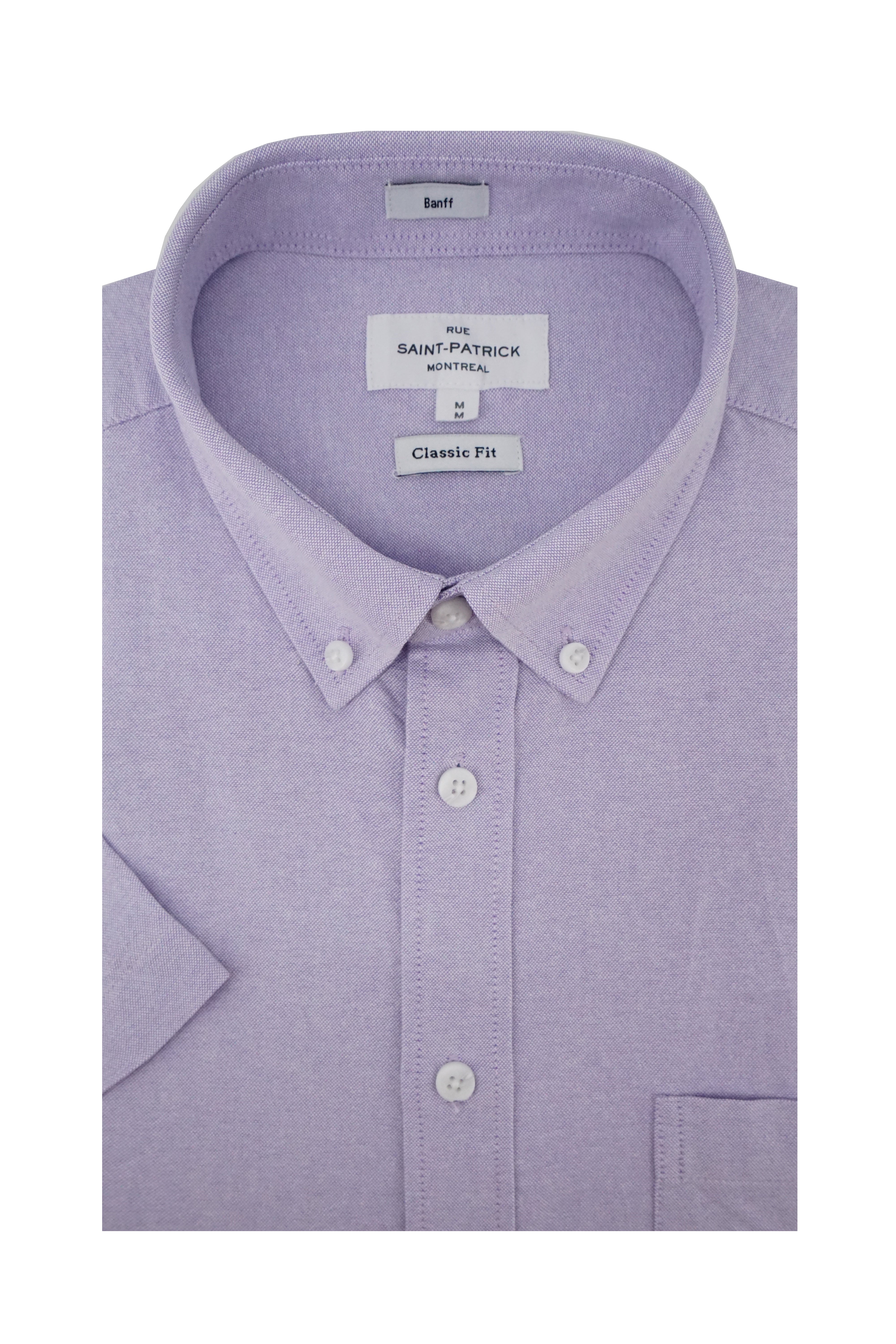 Chemise Oxford classique à manches courtes Banff