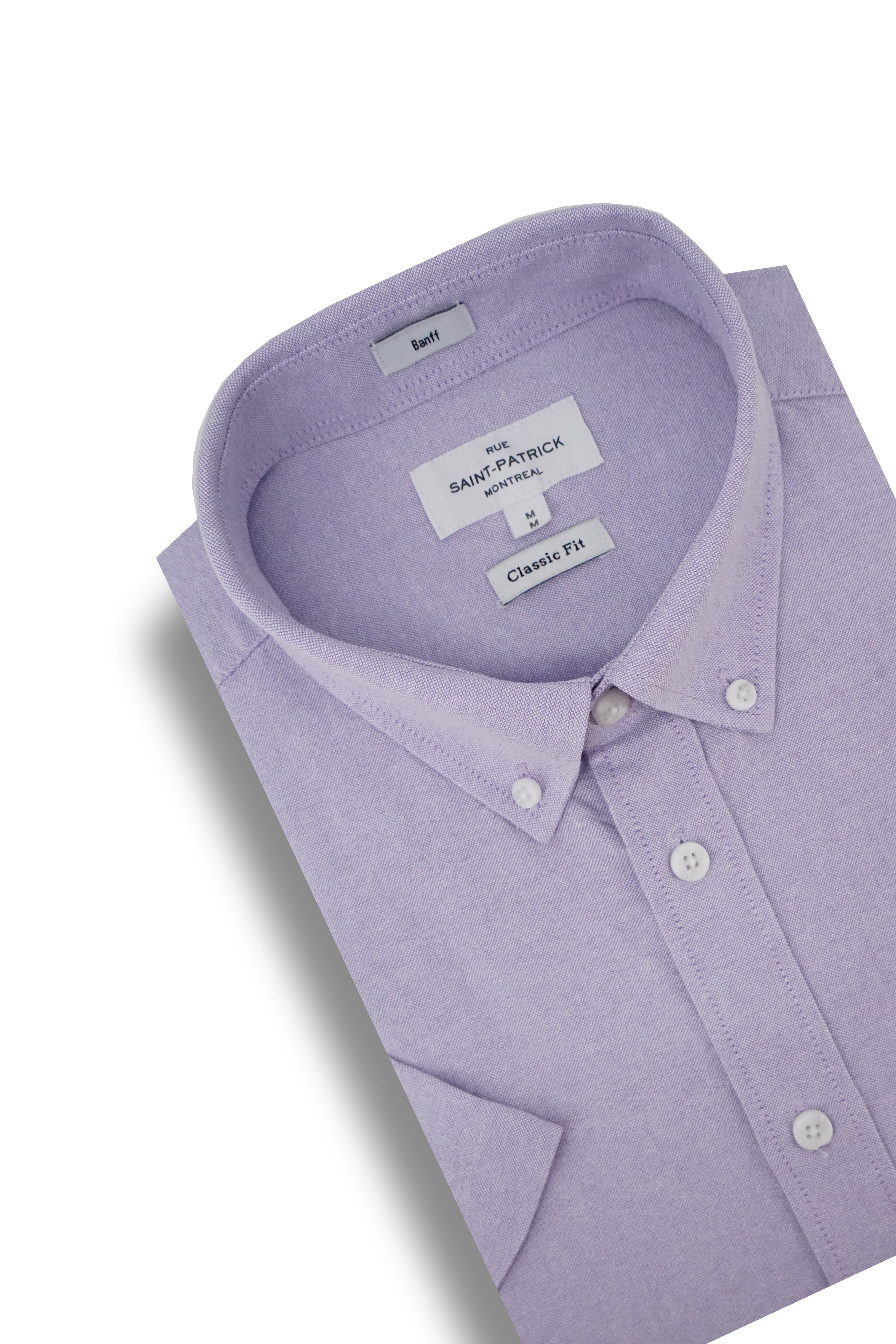 Chemise Oxford classique à manches courtes Banff