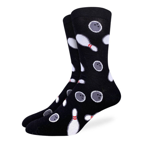Men's Bowling Black Socks