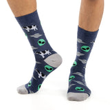 Chaussettes Aliens et Vaches