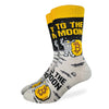 Chaussettes pour hommes Bitcoin, To The Moon