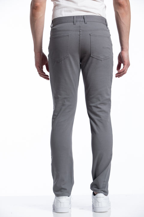 Dylan 5 Pocket Pant in Pewter Grey
