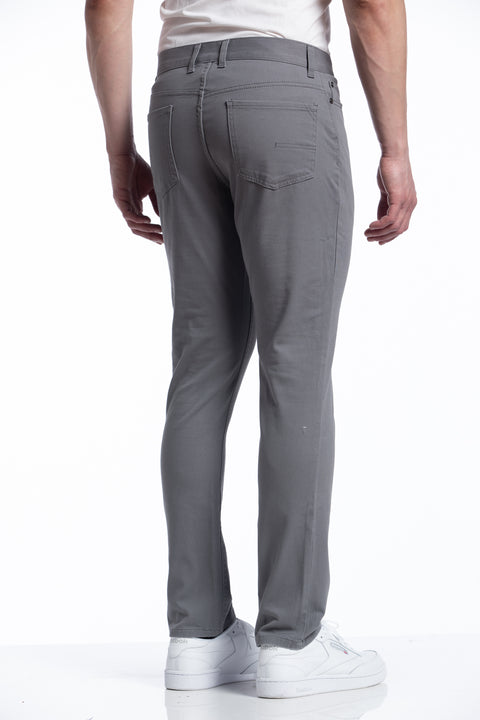 Dylan 5 Pocket Pant in Pewter Grey