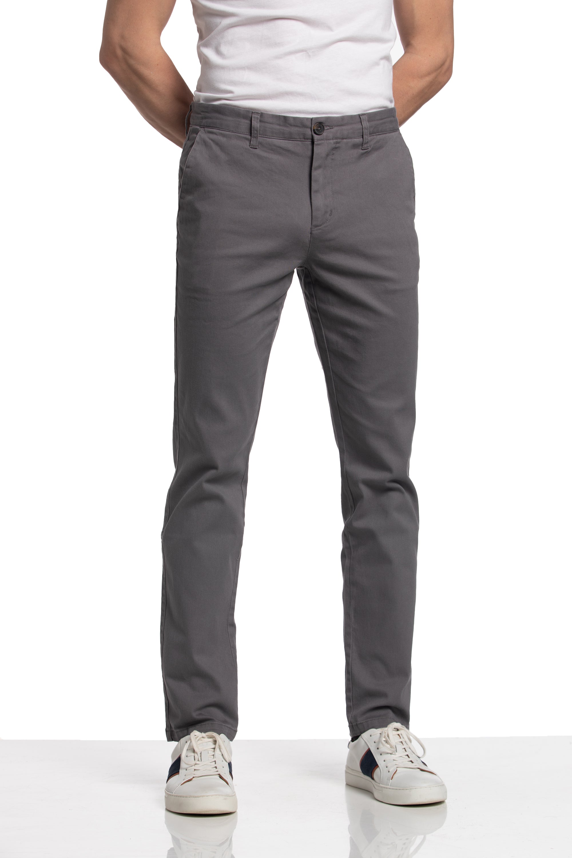 Pantalon Michael Stretch en gris ardoise