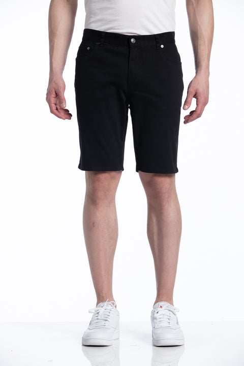 Stretch Declan 5 Pocket Shorts In Black