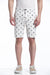 Stretch Malone Boat Shorts in White and Navy