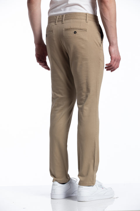 Michael Stretch Pant in Hazelnut