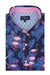 Guadeloupe Flamingo Short Sleeve Shirt in Navy and Pink