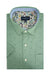 Clonmany Easy-Care Short Sleeve Shirt in Asparagus Green