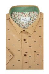 Chemise à manches courtes facile d'entretien Killygordon en orange persan