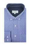 Chemise Hamilton sans plis en bleu céruléen