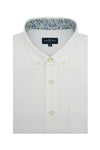 Chemise Oxford Banff facile d'entretien en blanc