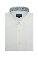 Chemise Oxford Banff facile d'entretien en blanc