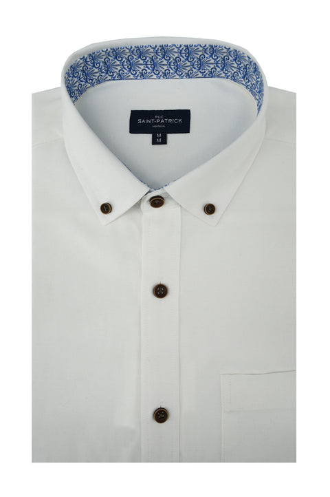 Reims Easy-Care Shirt in White